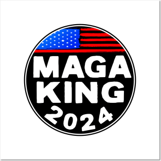 MAGA King Trump Biden 2024 Ultra Posters and Art